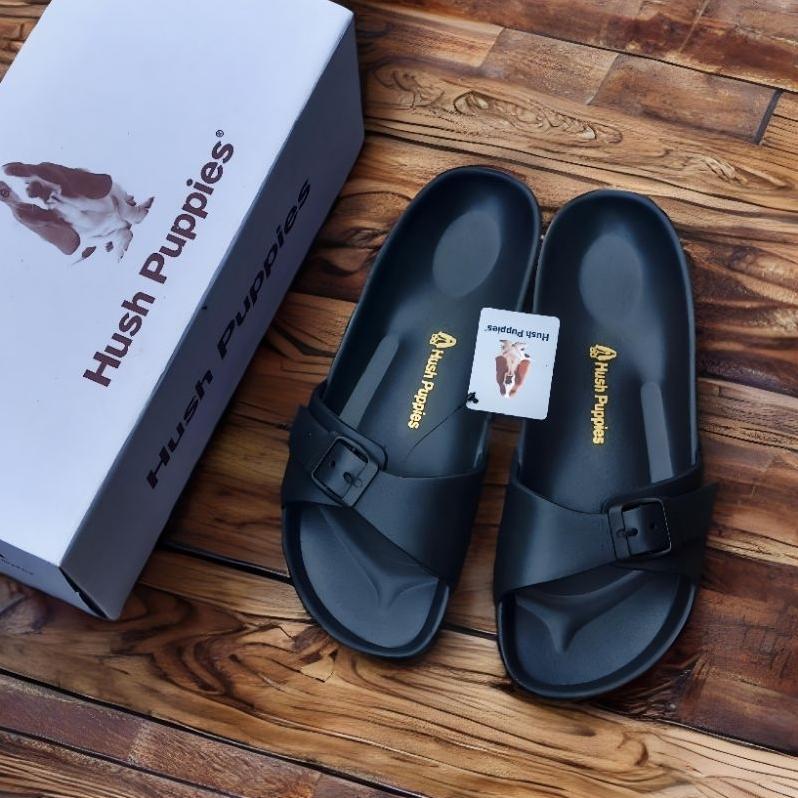 Hush Puppies Sandal Flat Wanita Karet Jelly Sendal Anti Slip On