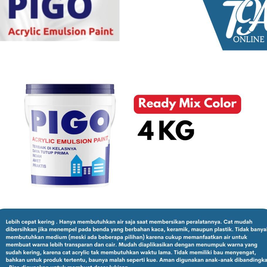 Homer Paint Pigo Cat Tembok Interior Ekonomis 4 Kg