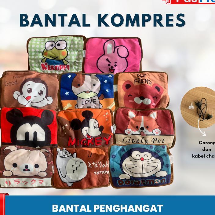 Bantal Air Panas Electric Bulu Lembut / Kompres Air Listrik