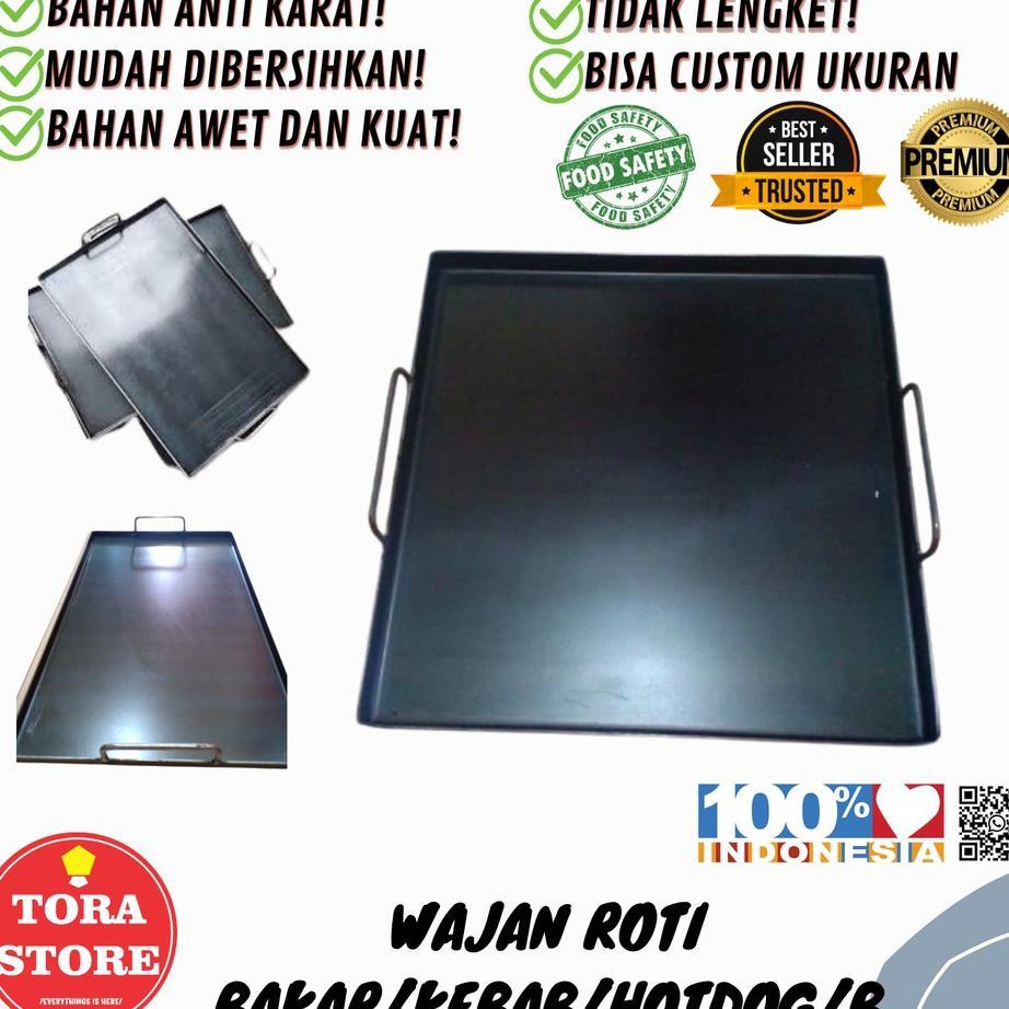 Wajan Roti Bakar (2Mm) Martabak Telor Panggangan Bakaran Ayam Ikan Loyang Kebab Berger Sosis