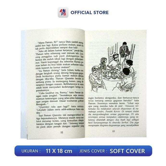 Lavista_corp - Buku Novel Lima Sekawan Enid Blyton / Karang Setan / Ke Sarang Penyelundup / Minggat 
