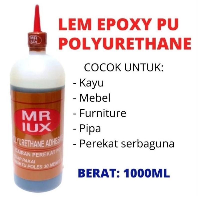 Lem Madu.. Lem Busa.. Mr Lux 1 Kg.. Lem Pu Mr Lux..
