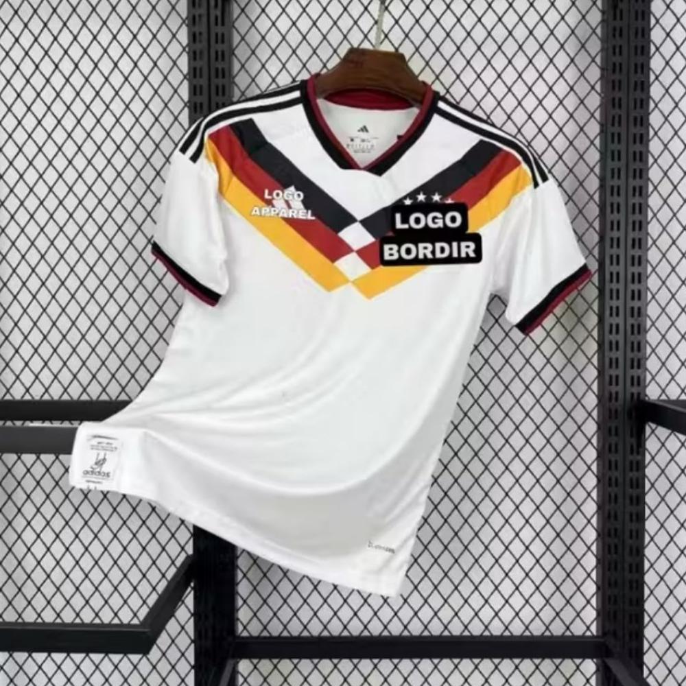 Jerman Home Jersey New 2026 Jersey Jerman Home Piala Dunia 2026 Logo Bordir