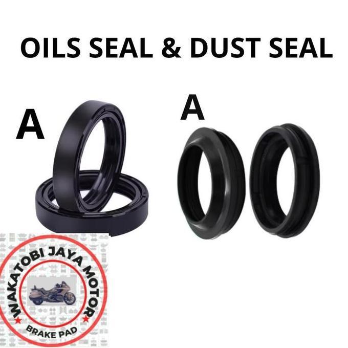 47X58X11 OIL SEAL DUST SEAL SHOCK DEPAN MOTOR SUZUKI DRZ400 RM125 RM250 RMZ450 SIAP KIRIM