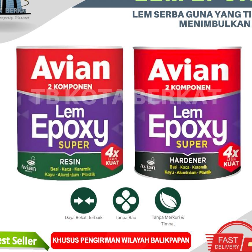 Lem Epoxy Avian / Lem Serbaguna 2 Komponen Avian