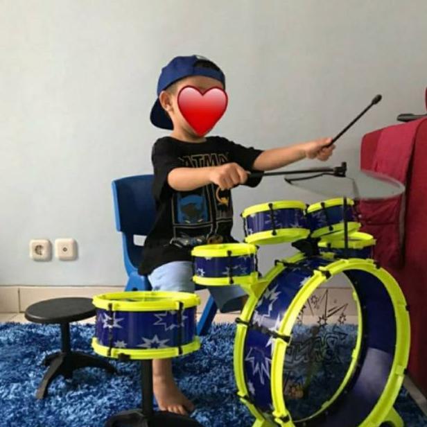 Drum Big Band Mainan Alat Musik Anak - Mainan Drum Musik