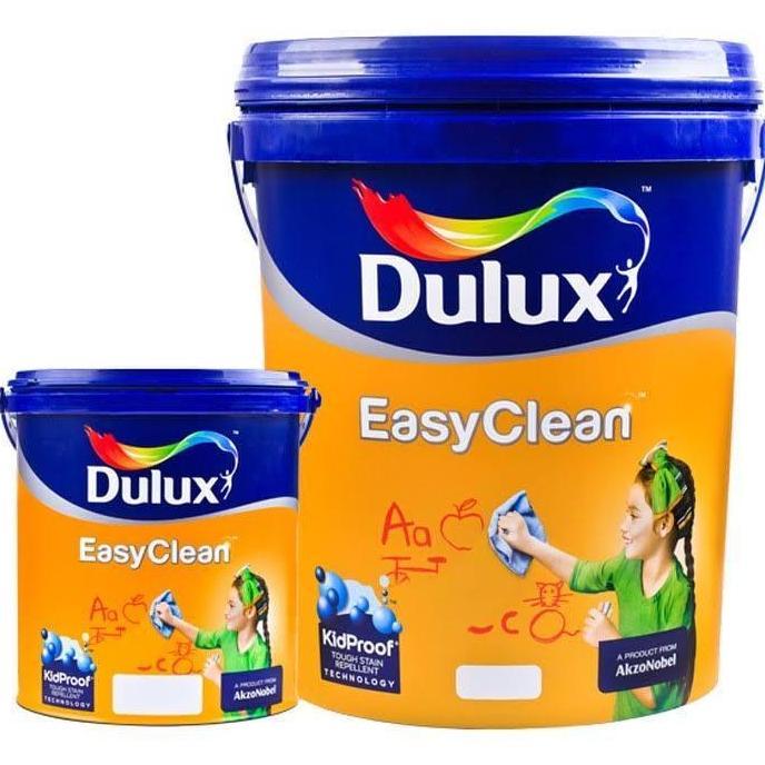 TERBARU - Cat Tembok Dulux Easy Clean 2.5 Ltr 1501 White 5 Kg 5Kg Interior
