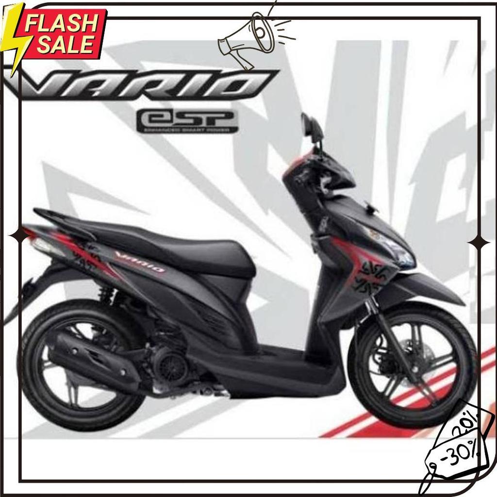 Batok Vario 110 Fi Led Merah Hitam Putih Hitam Doff 2015 2016 2017 2018 / Batok Vario 110 Led Termur