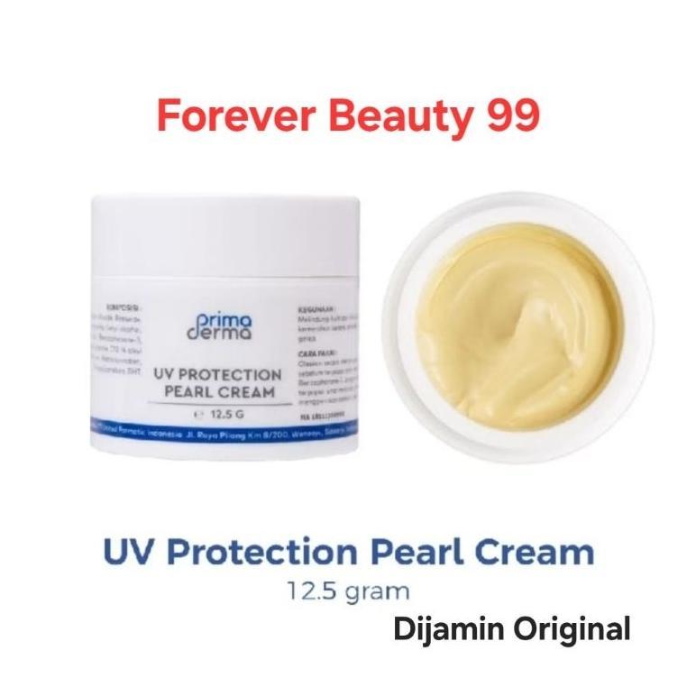 Primaderma uv protection pearl cream - sunblock sunscreen dengan foundation