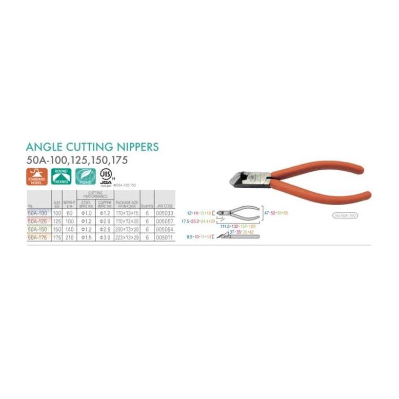 FUJIYA 50A-125 TANG POTONG ORINAL JEPANG