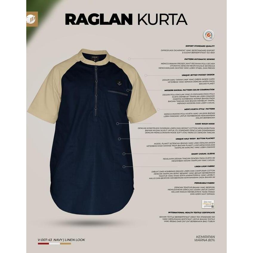 SAMASE Kurta Raglan V-007 - n Look