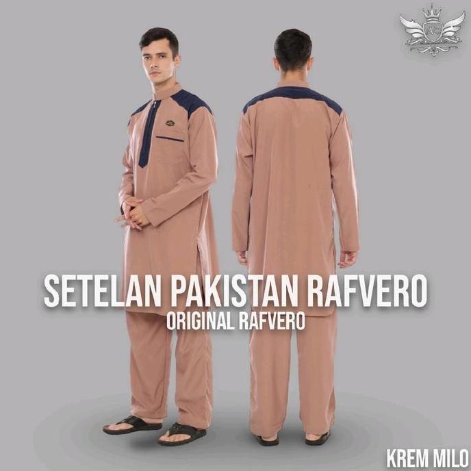 RAFVERO - Baju koko kurta stelan rafvero list panjang Setelan Muslim