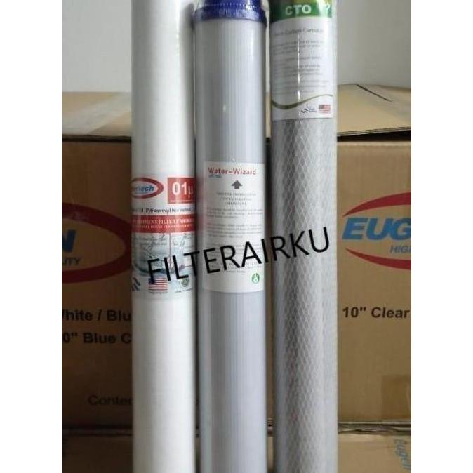Paket Refil Filter Air Sedimen + Gac + Cto 20" Terbaik