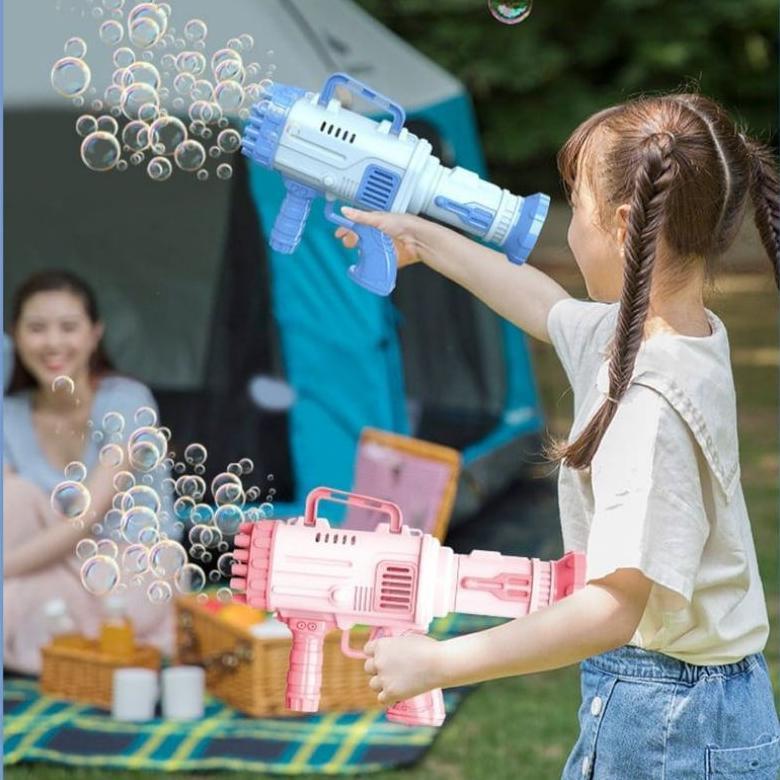 Bazoka Bubble Mainan Bubble Gun Jumbo / Mainan Pistol Bubble Jumbo 25 Lubang Cod