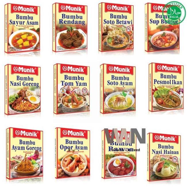 Bumbu Munik Nasi Goreng Hainan Kuning Ayam Rendang Panggang Soto