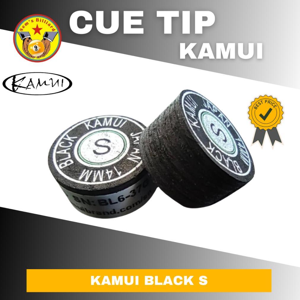 Tip kamui black S original - tip stick billiard - ujung stik billiard