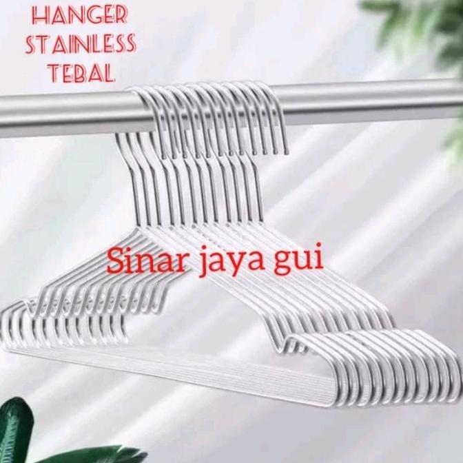 Gantungan Baju Stainless Steel Hanger Baju Stainless Steel