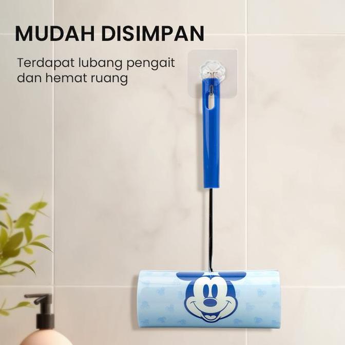 Herz- Ohsome X Disney- Disney Solo Corner Mickey Series Lint Roller Pembersih Kain/Baju Karakter Dis