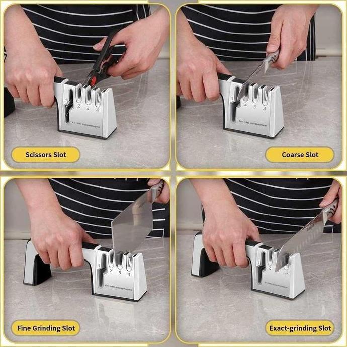 PENGASAH PISAU DIAMOND SHARPENING ASAH PISAU DAPUR GUNTING ASAHAN SERBAGUNA