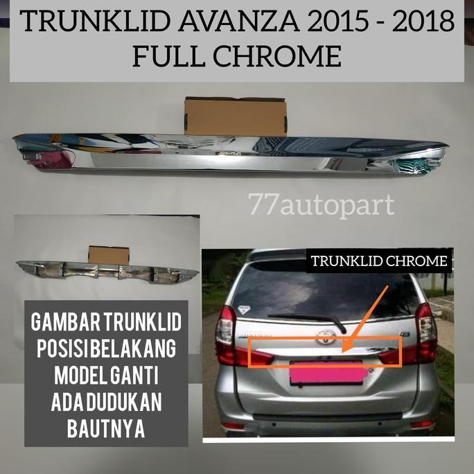 Trunklid List Bagasi Avanza 2015 2016 2017 2018 Model Ganti