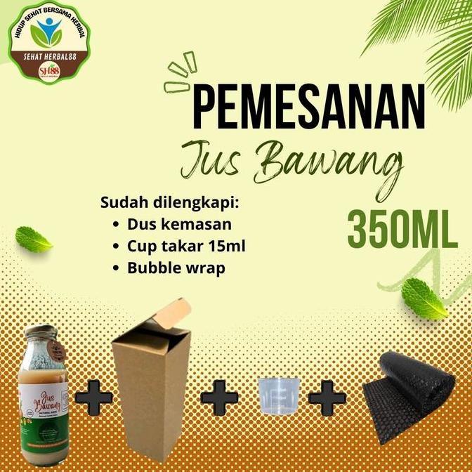 JUS BAWANG PUTIH TUNGGAL 350ML - JUS BAWANG KS
