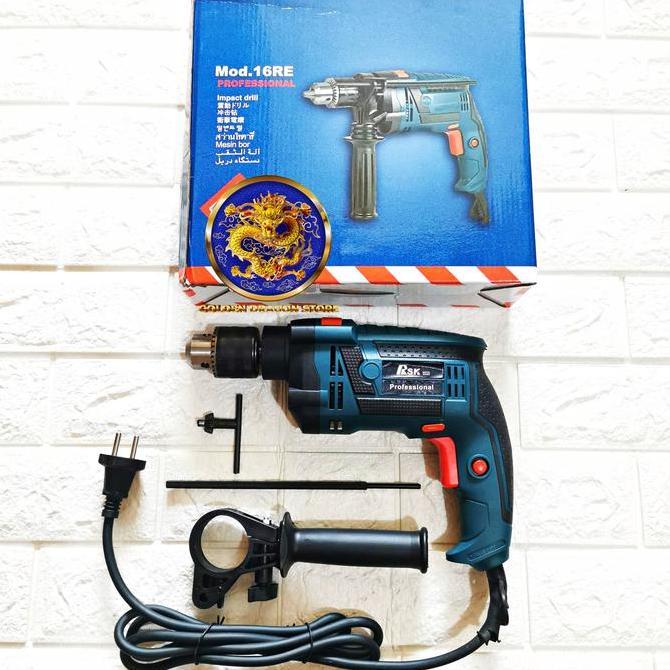 Bor Listrik Impact Drill 13 Mm Mesin Bor Tangan 13 Mm Bolak Balik Cepat Lambat Bisa Tembok Besi Dan 