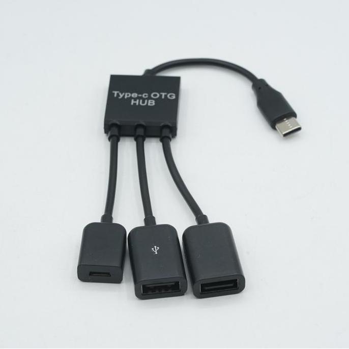 USB-C USB Type C OTG 1F3 Power Cable 3 in 1 USBC 3in1 Hub Data Cable