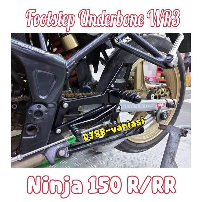 Footstep underbone wr3 ninja 150rr ninja 150 r step depan operan gigi terlaris