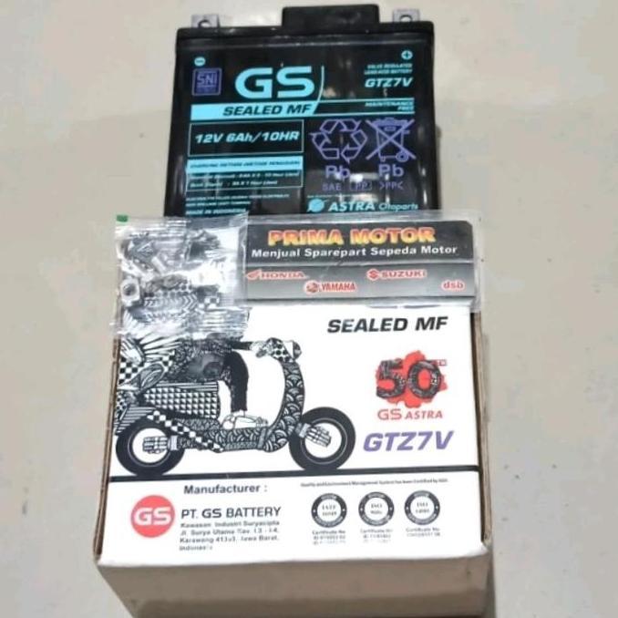 AKI KERING N MAX NMAX AKI ACCU GTZ7V GS ASTRA N MAX PCX