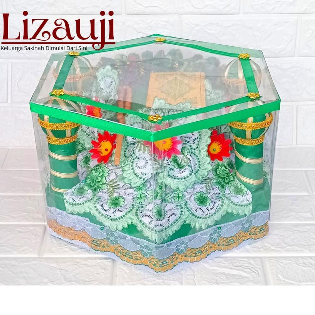 Diskon Mahar Pernikahan/Seserahan/Hantaran/Mahar Alat Sholat Mukena Sutra/Hantaran Nikah Mahar  Sepe