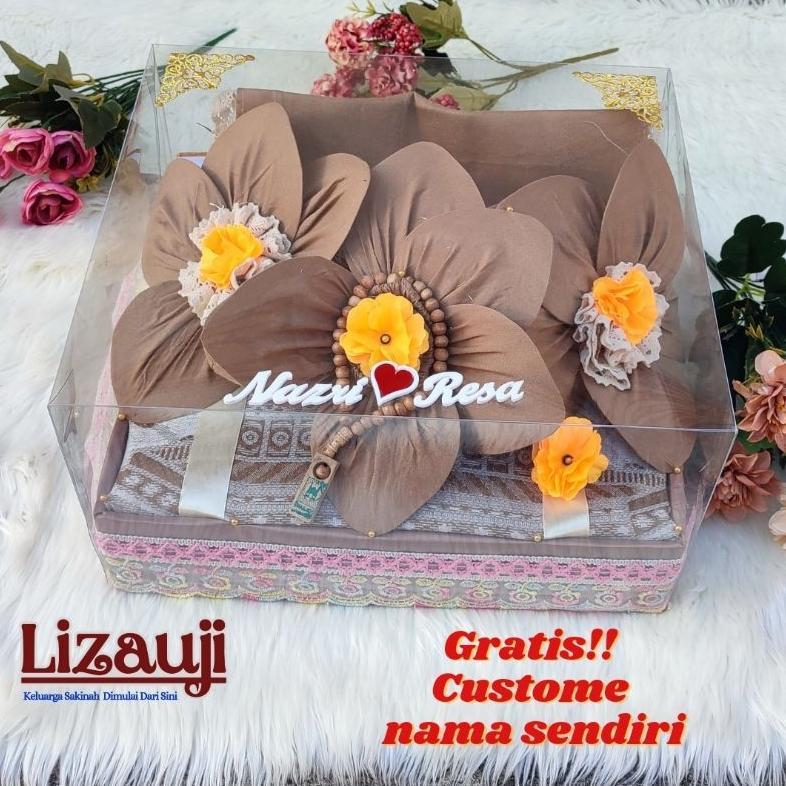 Diskon Mahar Pernikahan/Mahar Nikah/Mahar Seperangkat Alat Sholat Mukena Rayon/Seserahan Seperangkat