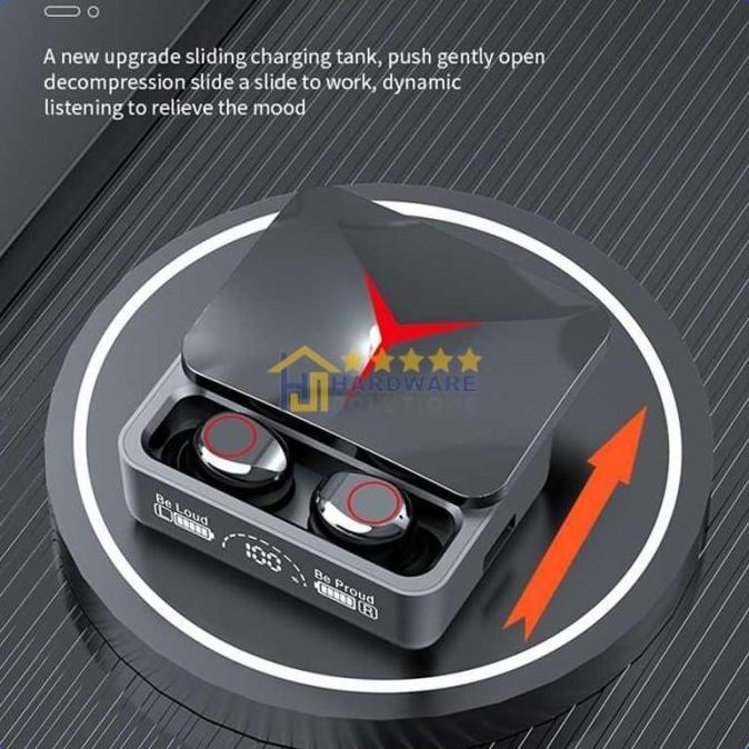 TWS Earphone Bluetooth 5.3 HIFI LED Type C 1200mAh - M90Pro