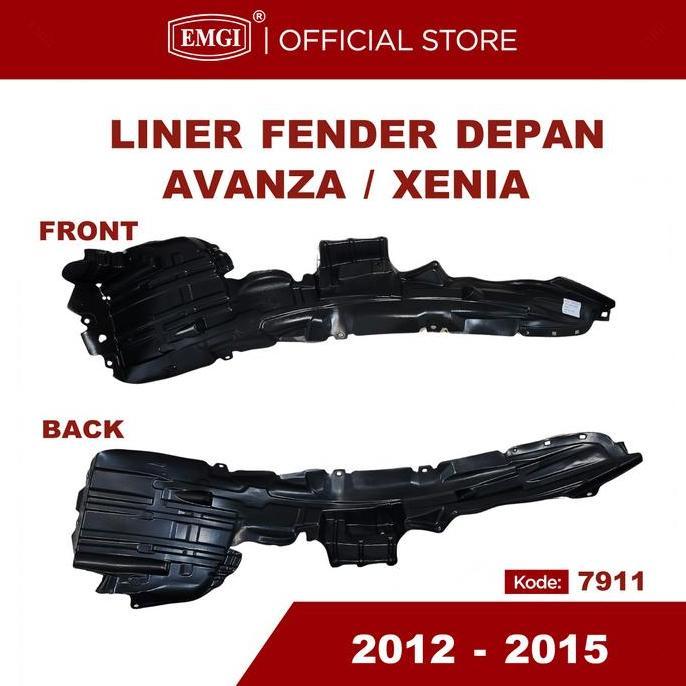Promo Emgi - Liner Fender Spakbor Depan Avanza Xenia 2012 - 2015 Cod