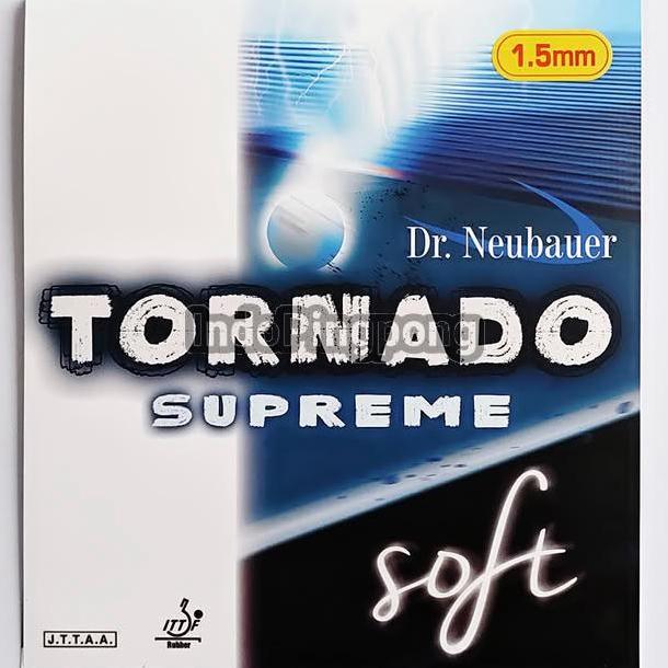 TERMURAH - Dr. Neubauer Tornado Supreme Soft 1.5 1.8 mm Short Pips Bintik Serang Pendek