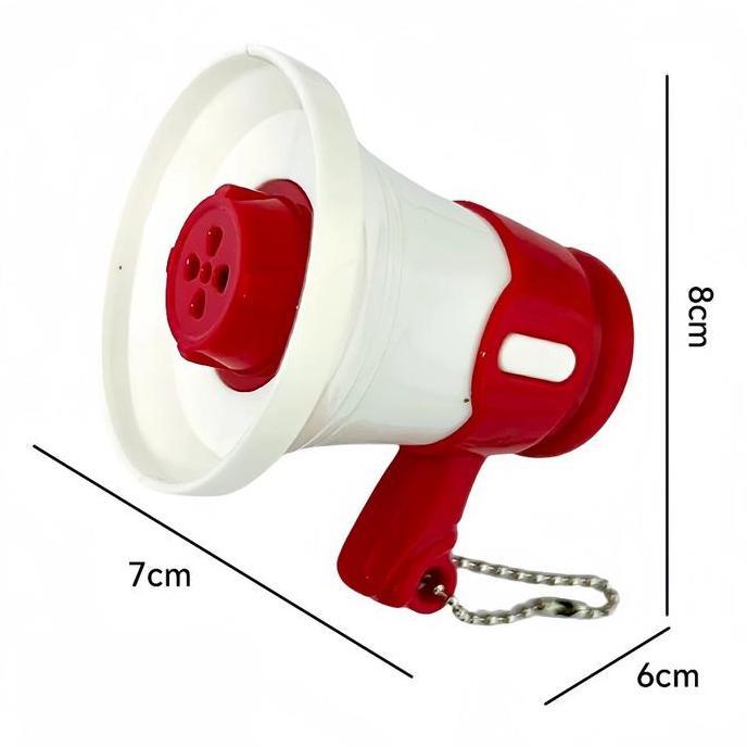 SL88-Gantungan Kunci Speaker Mini Toa Pengeras Suara Mini Lucu Dengan Fitur Rekam Suara dan Musik