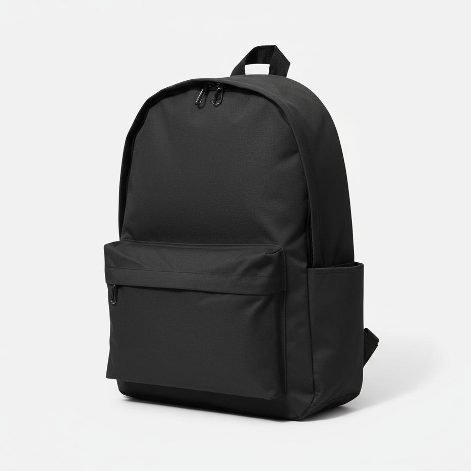 [Cod] Ransel Polos Wanita Pria Tas Sekolah Warna Hitam Polos Tas Sekolah Sma Smp Hokiofficial