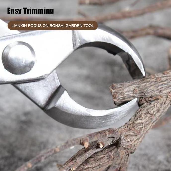 Promo Livvo Gunting Taman Profesional Bonsai All-Steel 420 Stainless Steel Dengan Pegangan Ergonomis