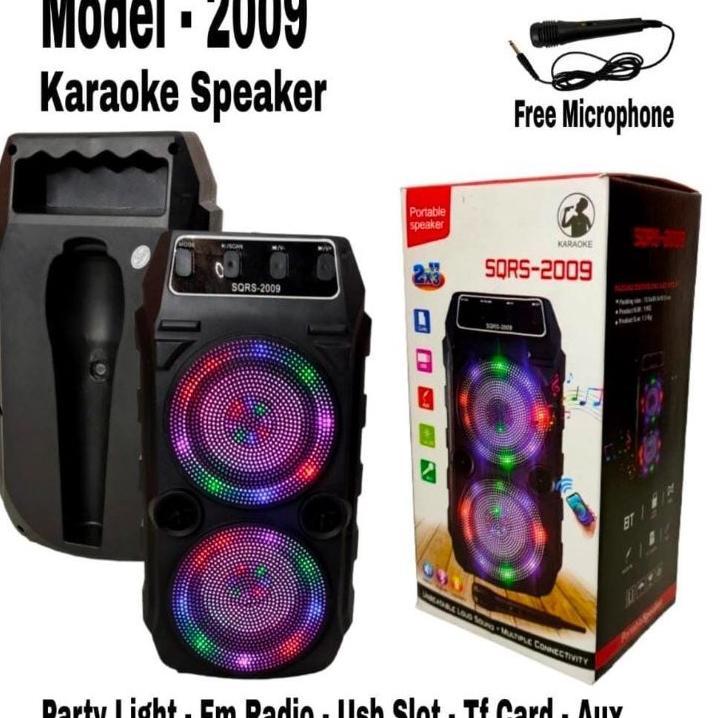 Sq 2009 Speaker Bluetooth + Mic Karaoke Sq 2009 Speaker Bluetooth
