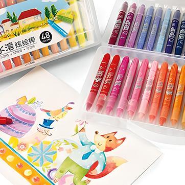 Crayon Grasp / Crayon Grasp Mata Sedang / Silky Crayon / Krayon Warna / Water Soluble Crayon