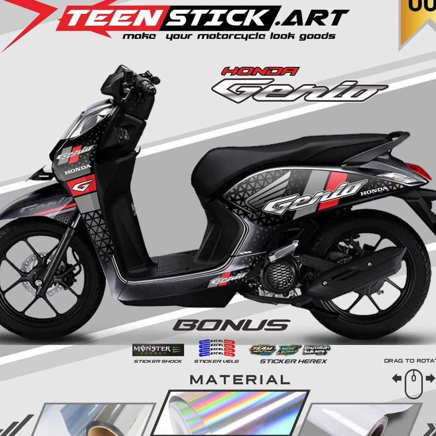 Striping Genio- Striping Variasi Hologram Honda Genio Terbaru Tn 006