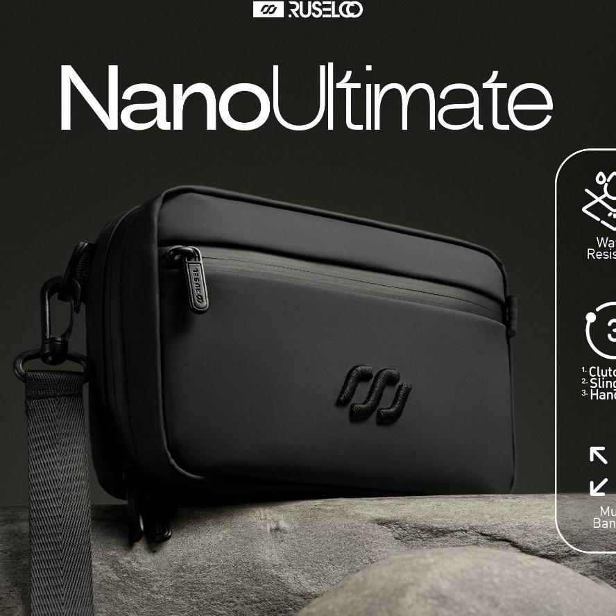 Rusel Co - Handbag Nano Ultimate Exclusive Tas Pria Multifungsi Waterproof