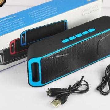 Speaker Bluetooth Mega Bass Stereo 208 A2Dp