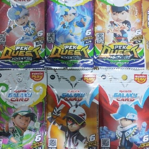 Pek Satuan Monsta Galaxy Card Indonesia - Pek Quest Adventure Dan Fusion Random