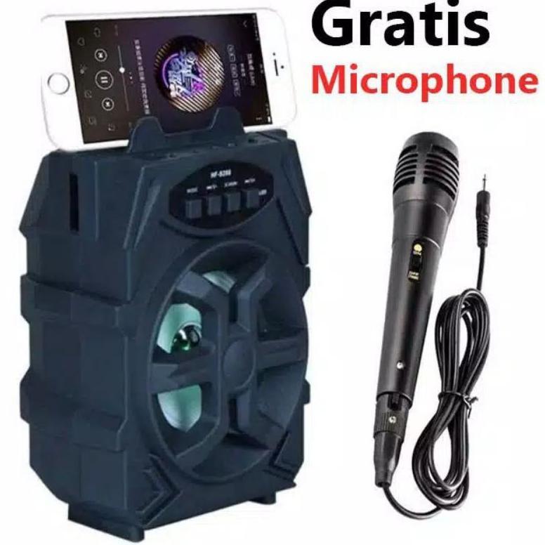 Speaker Hf S288 Hf S339  With Mic Karaoke / Speaker Bluetooth Karaoke / Portable Speaker High