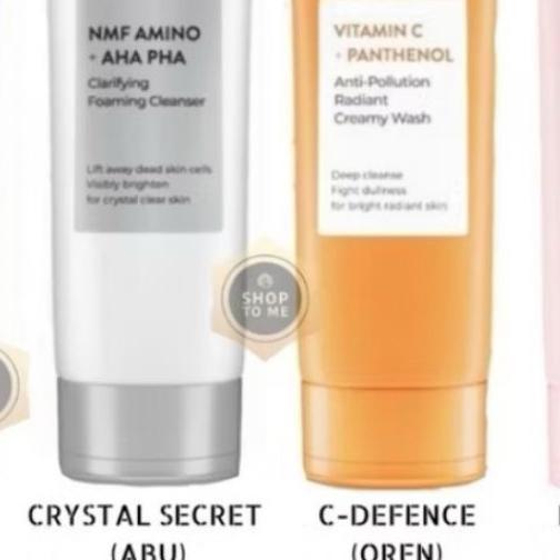 [New] Wardah Nmf Amino Facial Wash 100 Ml (Crystal Secret, Renew You, Hydra Rose, C-Defense) Facial 