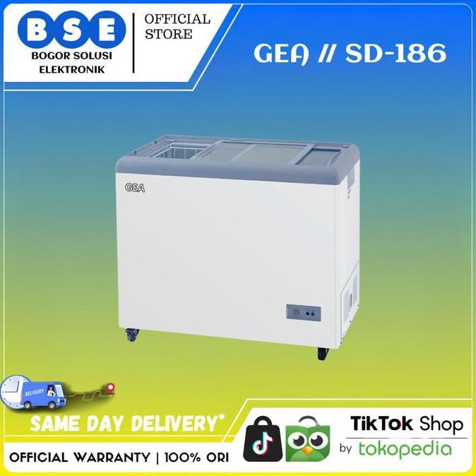FREEZER GEA SD186 | GEA FREEZER SD186 | GEA FREEZER 186 LITER MURAH