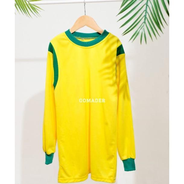 Diskon Setelan Baju Seragam Olahraga Sekolah Anak Tk/Sd Kuning Hijau