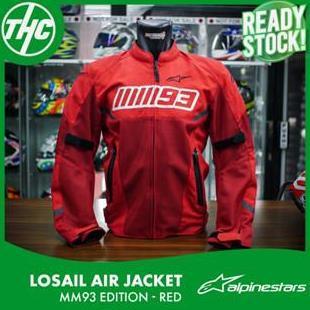ALPINESTARS LOSAIL AIR JACKET MARQUEZ MM93 RED ORIGINAL terlaris