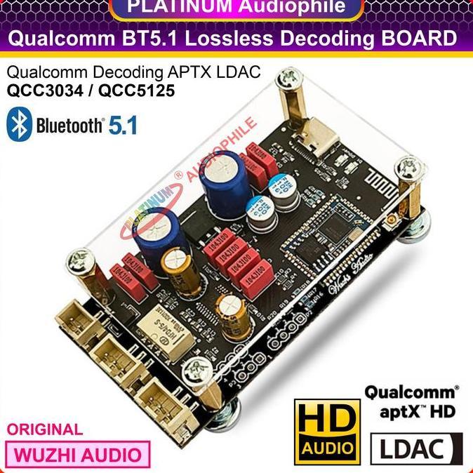 Bluetooth Audio Decoding BT 5.1 Lossless Flac MP3 Receiver Qualcomm APTX LDAC QCC5125 QCC3034