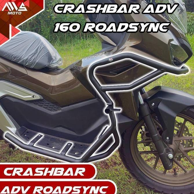 New Crashbar adv 160 roadsync, tulbular adv 160 roadsync, crashbar adv 160 rodsync full body depan